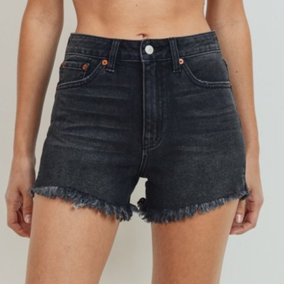 Denim - NWT Hight rise black shorts